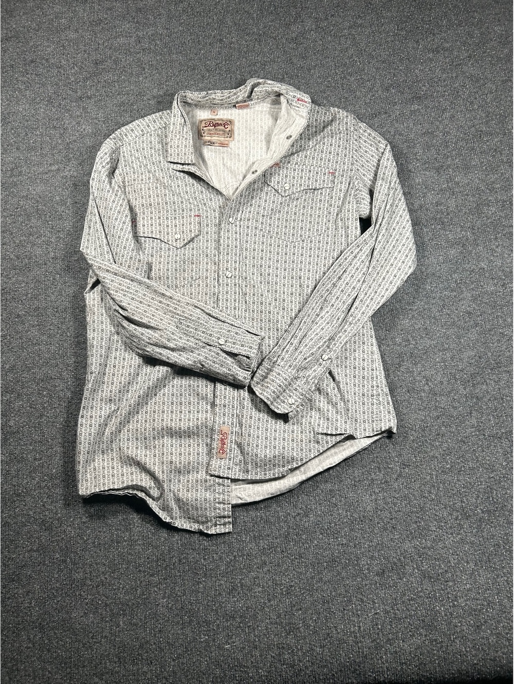 Rafter C Cowboy Collection Men's Medium Western Shirt